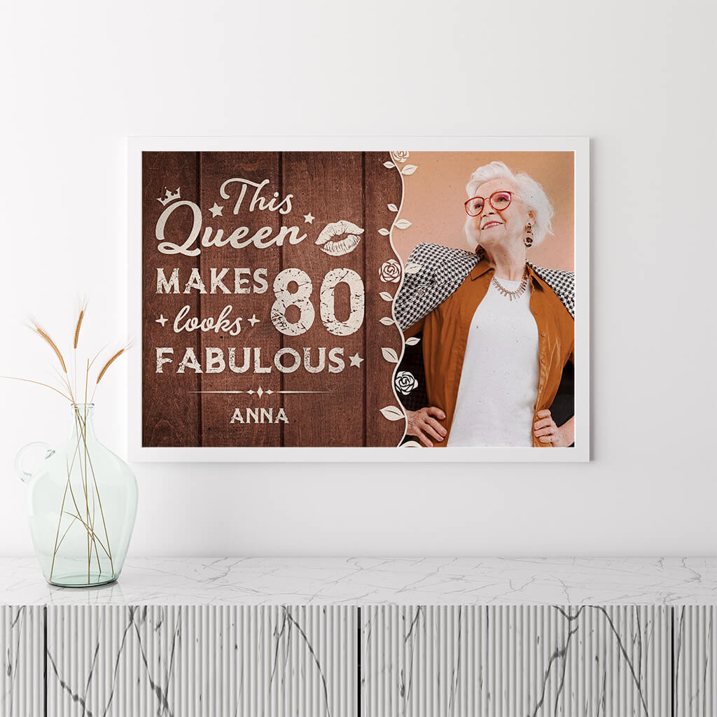 Personalized This Queen Makes 70 Fabulous Poster