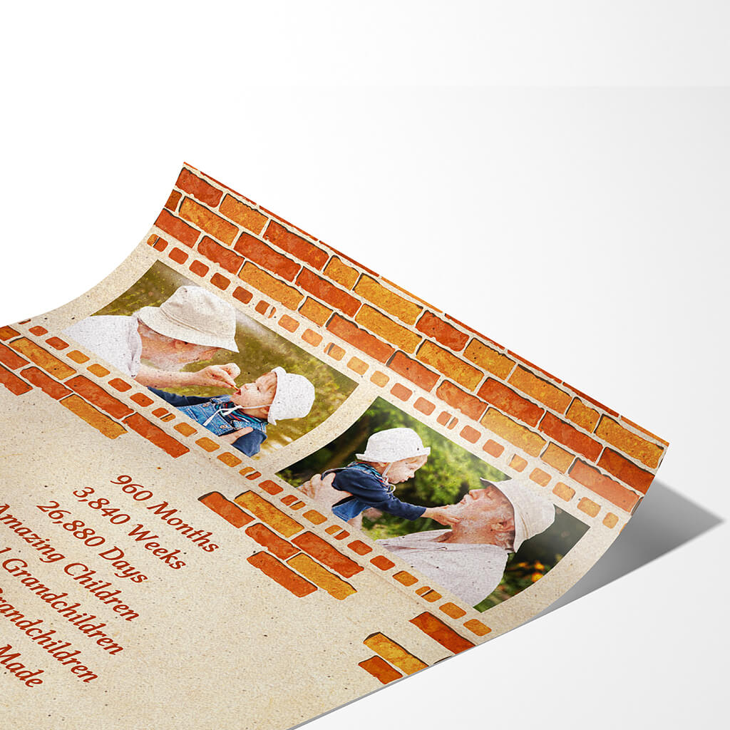 Personalized Happy Birthday Remarkable Life Poster
