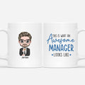 Personalized This Is What Awesome Manager Looks Like Mug