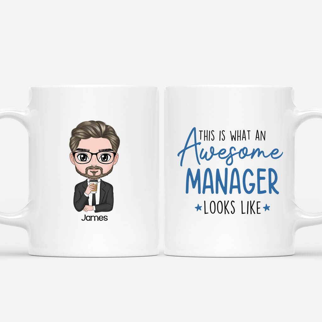 Personalized This Is What Awesome Manager Looks Like Mug