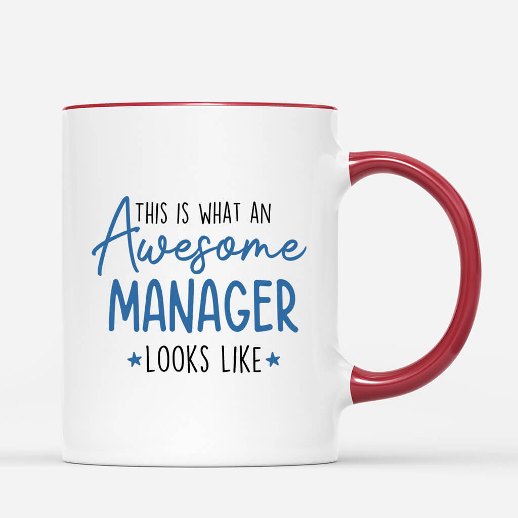 Personalized This Is What Awesome Manager Looks Like Mug