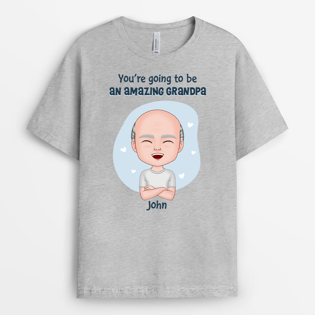 Personalized You're Going To Be An Amazing Daddy T-Shirt
