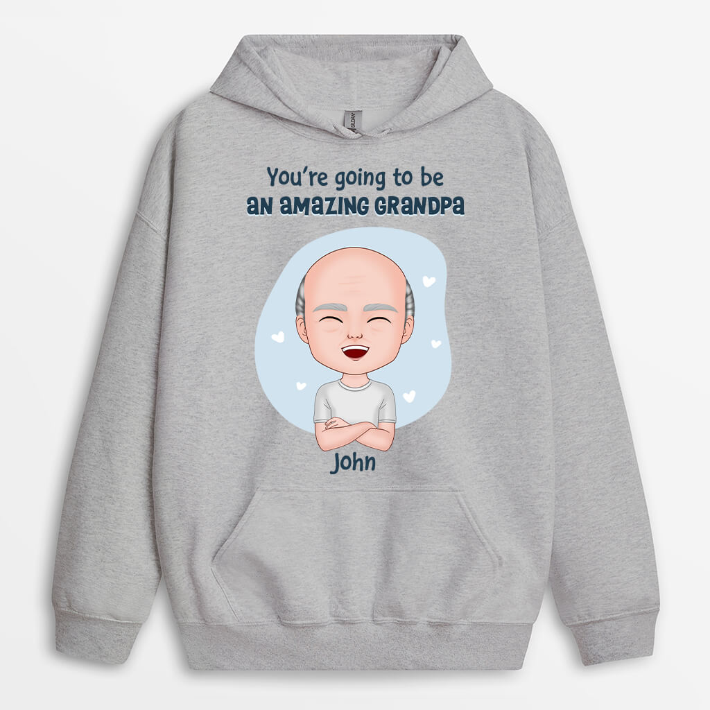 Personalized You're Going To Be An Amazing Daddy Hoodie