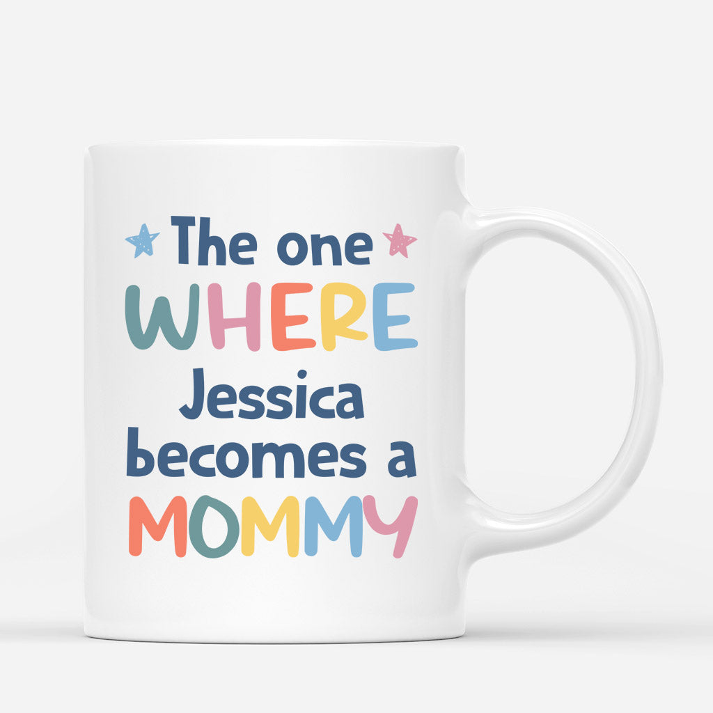 Personalized Where You Becomes A Daddy Mug