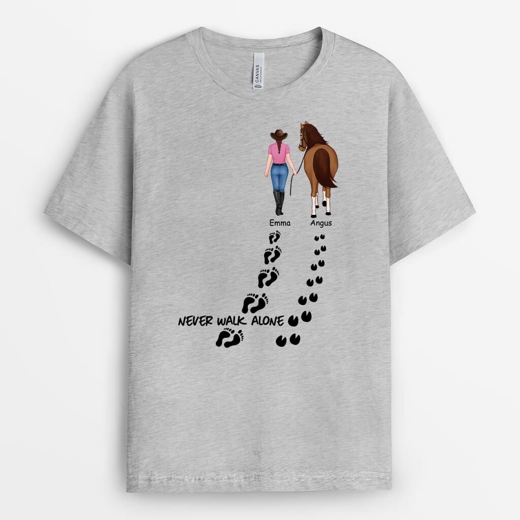 Personalized Never Walk Alone T-Shirt