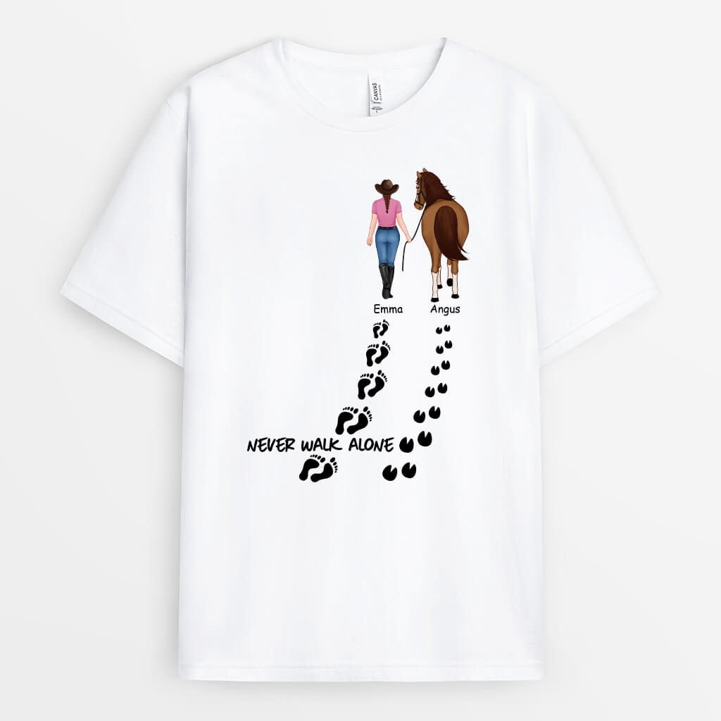 Personalized Never Walk Alone T-Shirt