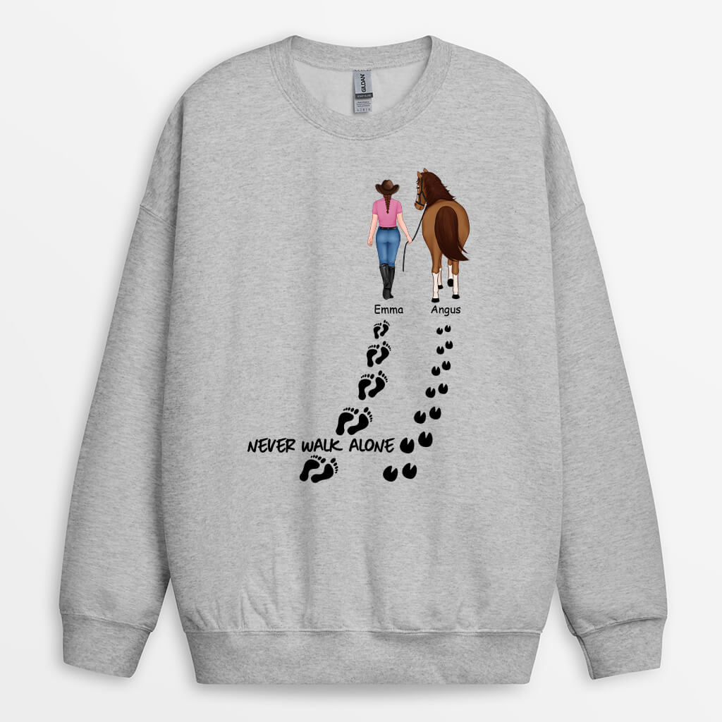 Personalized Never Walk Alone Sweatshirt