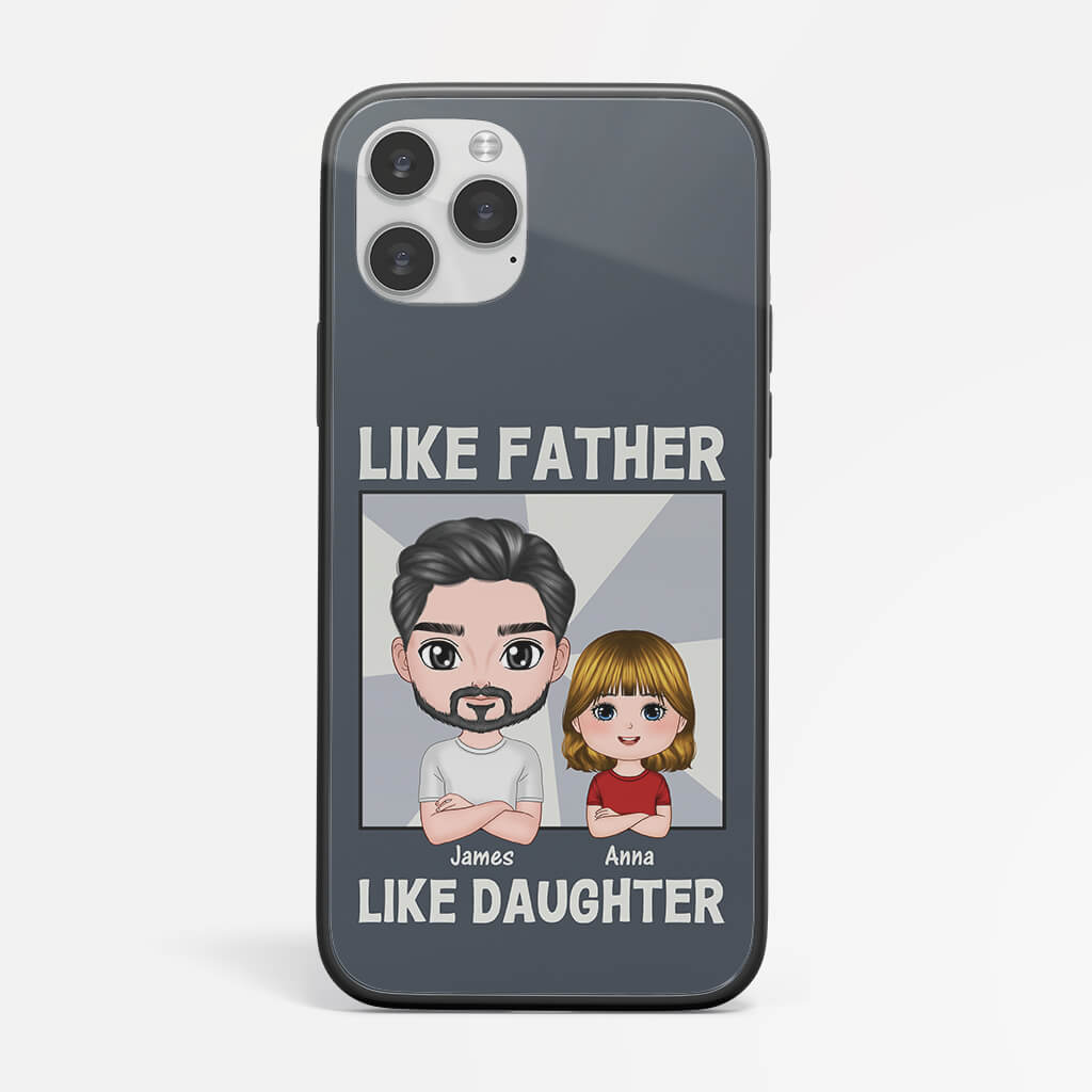 Personalized Like Father Like Son Iphone 14 Phone Case