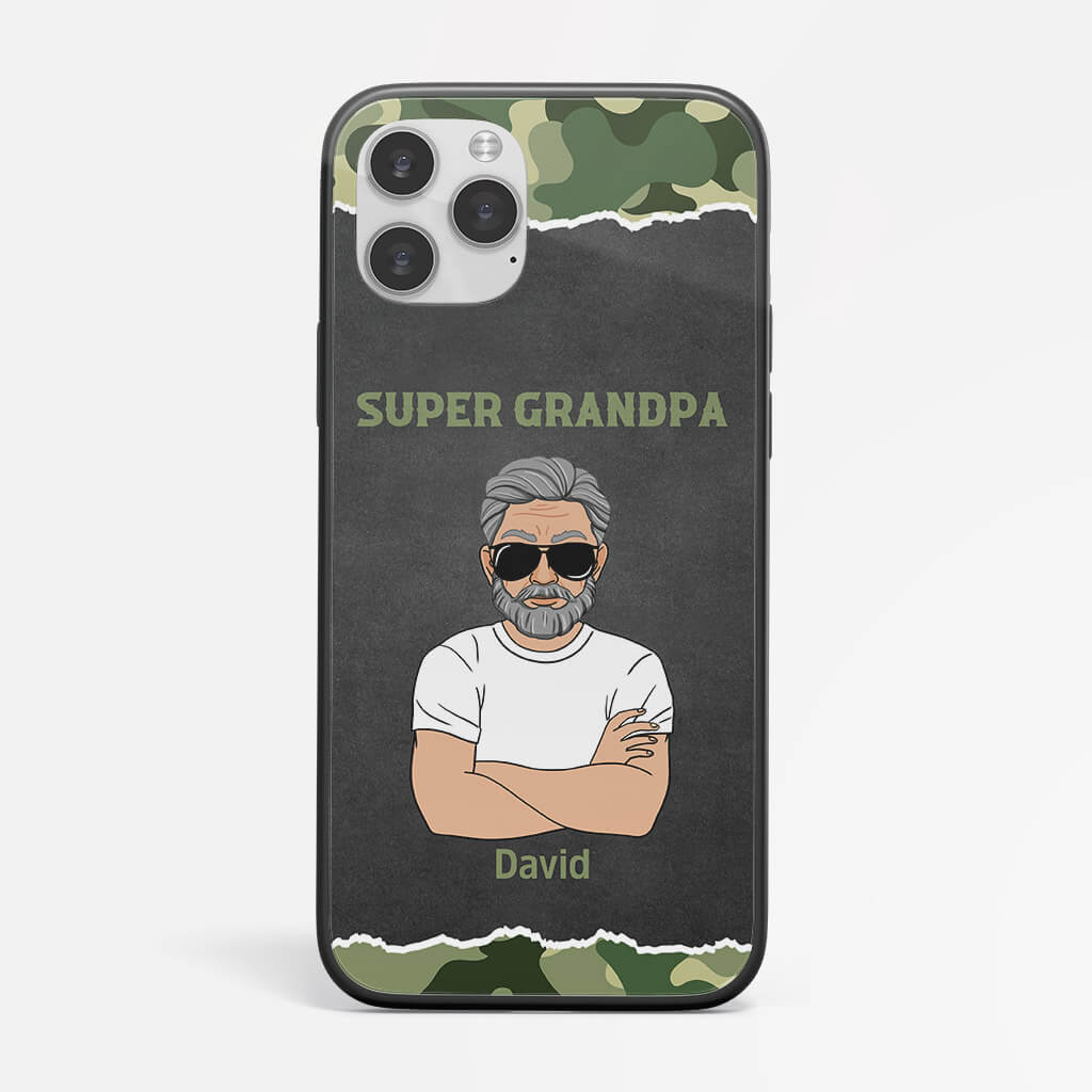 Personalized Super Dad Phone Case