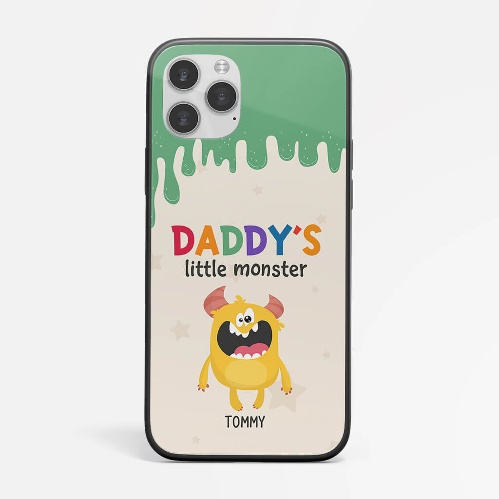 Personalized Grandpa's/Daddy's Little Monster iPhone 6 Phone Case