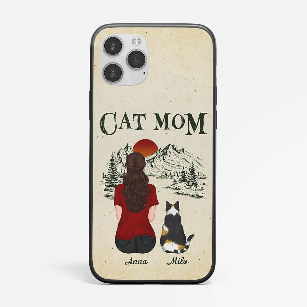 Personalized Cat Dad/Mom Iphone 14 Phone Case
