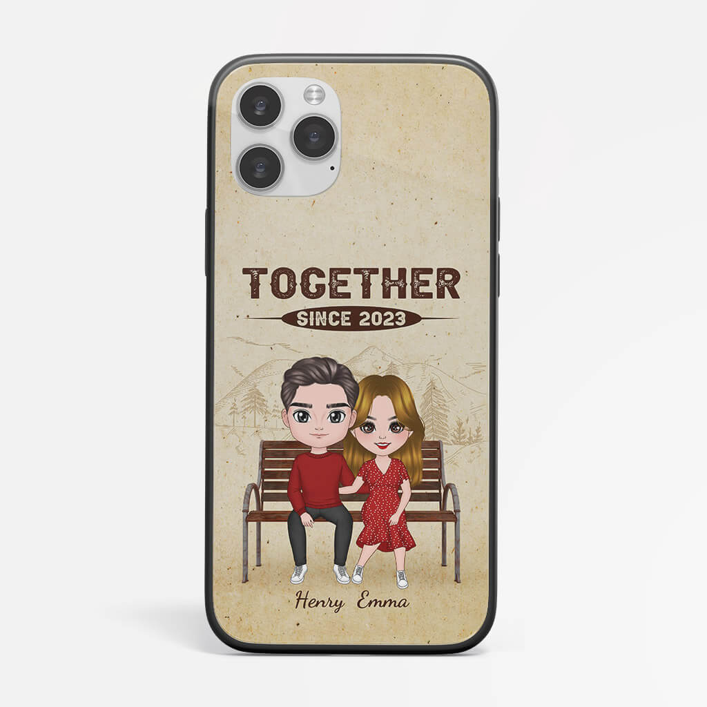 Personalized Together Since iPhone 14 Phone Case