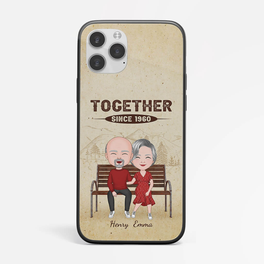 Personalized Together Since iPhone 12 Phone Case