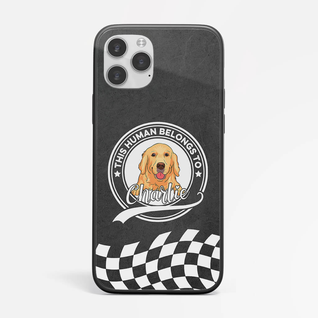 This Human Belongs To iPhone 6 Phone Case - Personalized Dog Picture Gifts