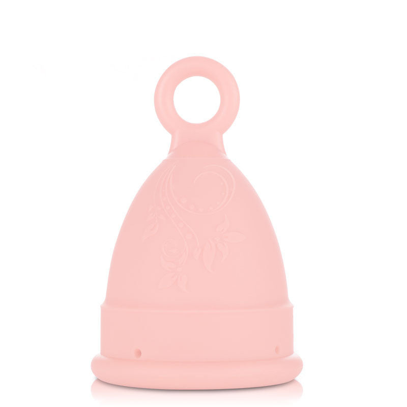 Menstrual cup, silicone, suitable for swimming during menstruation.
