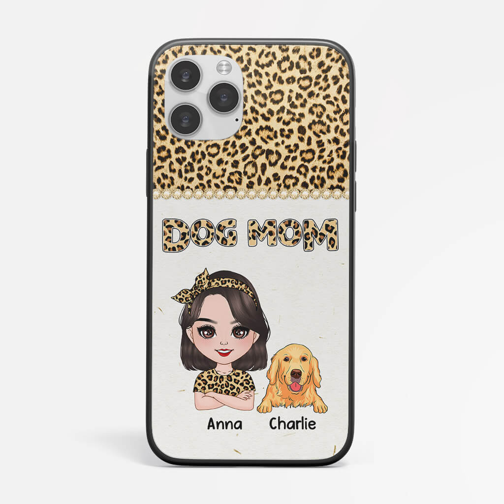 Leopard Dog Mom iPhone 6 Phone Case - Custom Dog Items For Owners