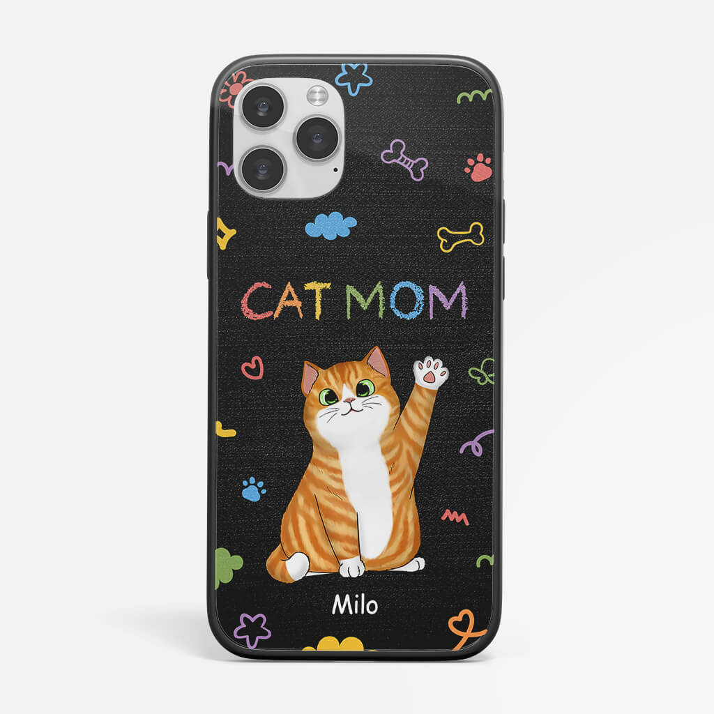 Personalized Hello To Cat Mom/Dad iPhone 12 Phone Case