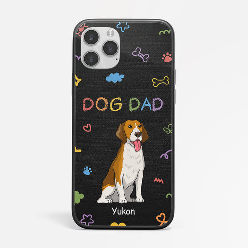 Dog Mom Dog Dad iPhone 14 Phone Case - Customized Pet Owner Gifts