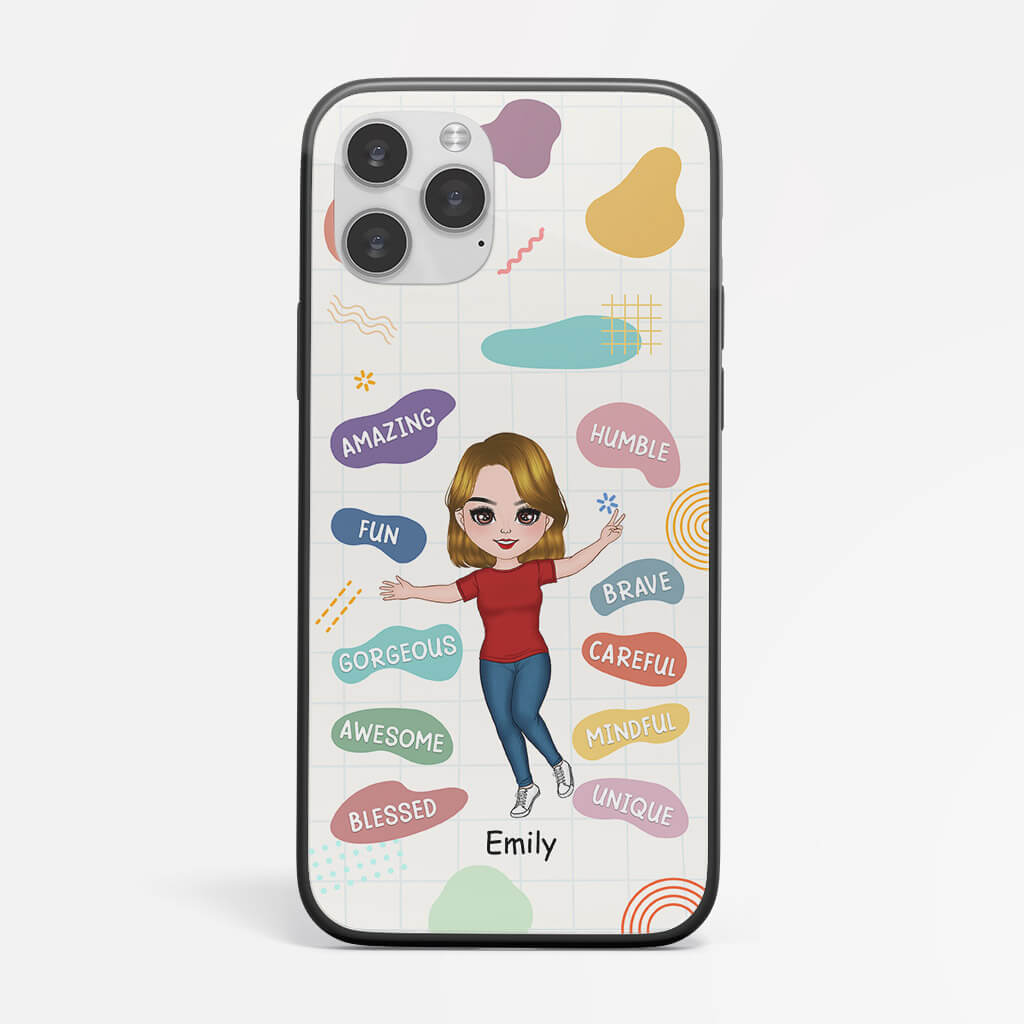 Personalized Amazing Fun Humble Girl Iphone 14 Phone Case