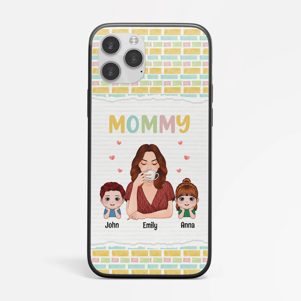 Personalized Mommy/Grandma iPhone 13 Phone Case