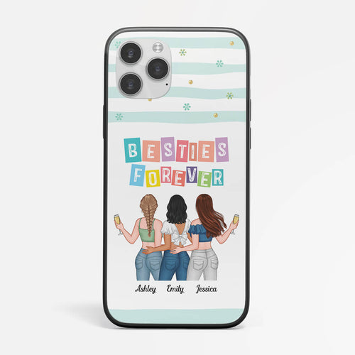 Besties Forever - Personalized iPhone 12 Phone Case