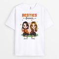 Personalized Besties Forever in Fall Season T-Shirt