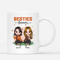 Personalized Besties Forever in Fall Season Mug