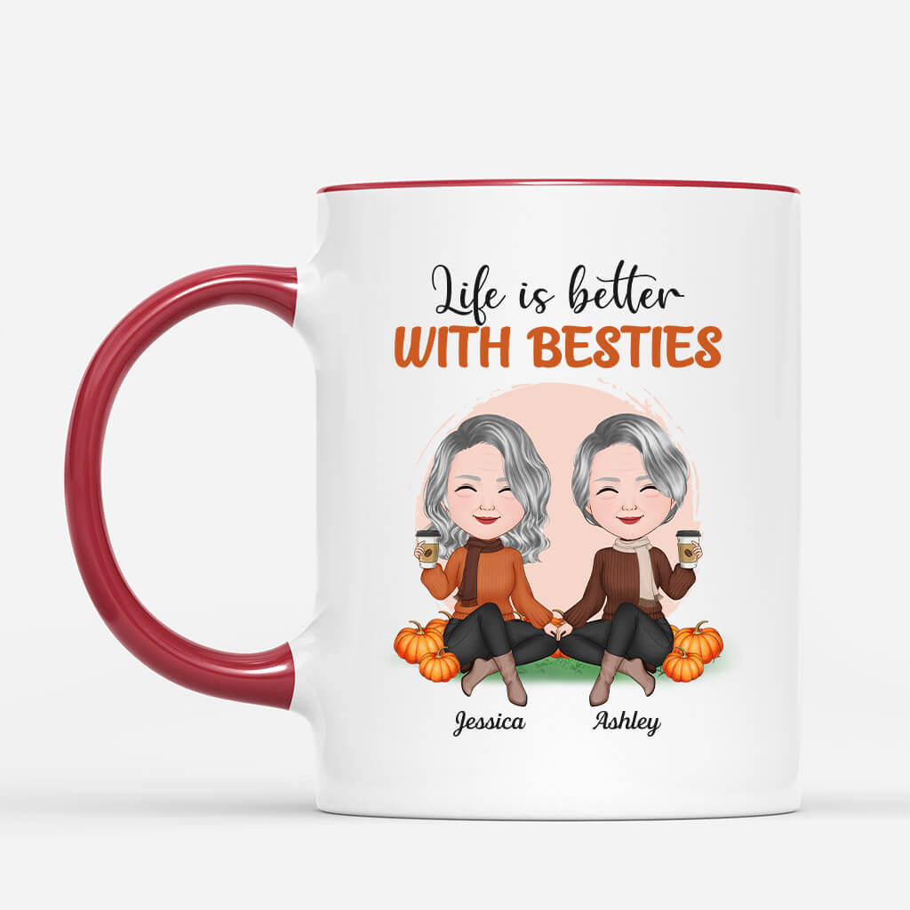 Personalized Life Is Much Better With Besties Mug