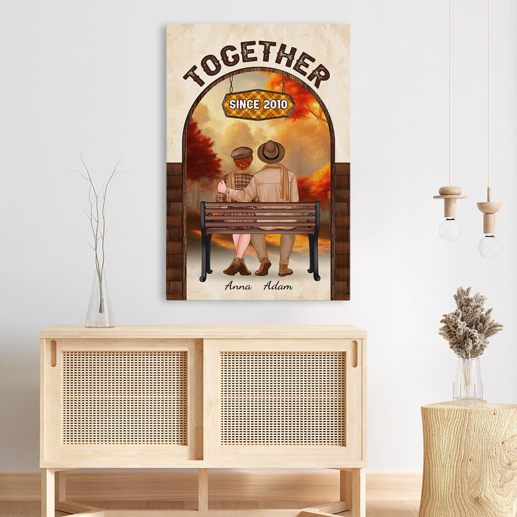 Personalized Fall Season Together Since Canvas