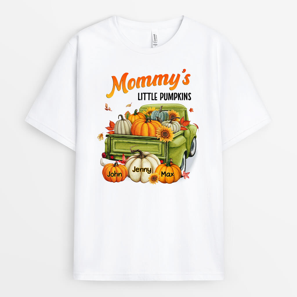 Personalized Mom/Grandma's Little Pumpkins T-Shirt