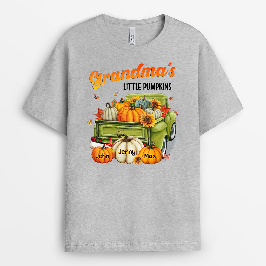 Personalized Mom/Grandma's Little Pumpkins T-Shirt