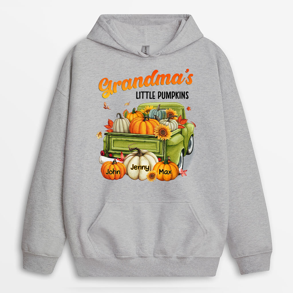 Personalized Mom/Grandma's Little Pumpkins Hoodie