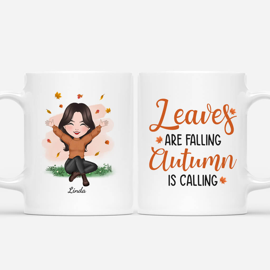 Personalized Autumn Is Calling Mug