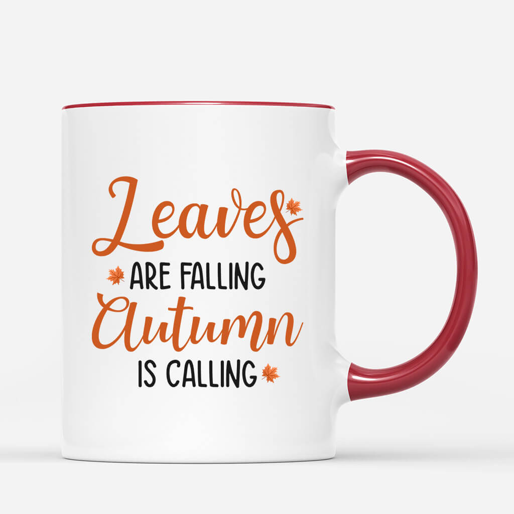 Personalized Autumn Is Calling Mug