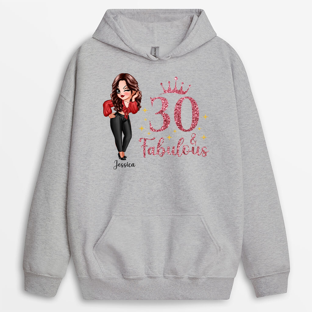 Personalized 30 & Fabulous Hoodie