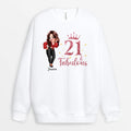 Personalized 21 & Fabulous Sweatshirt