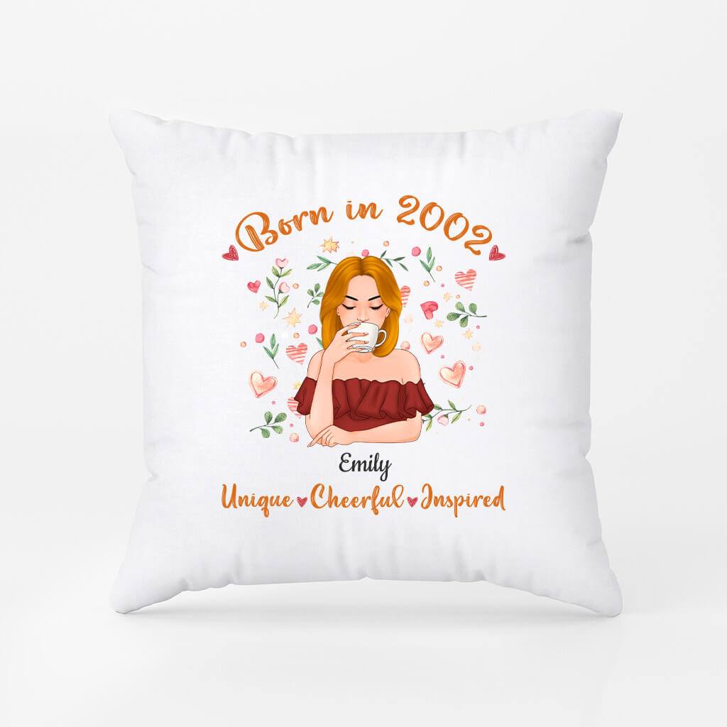 Personalized Born In 1983 Pillow