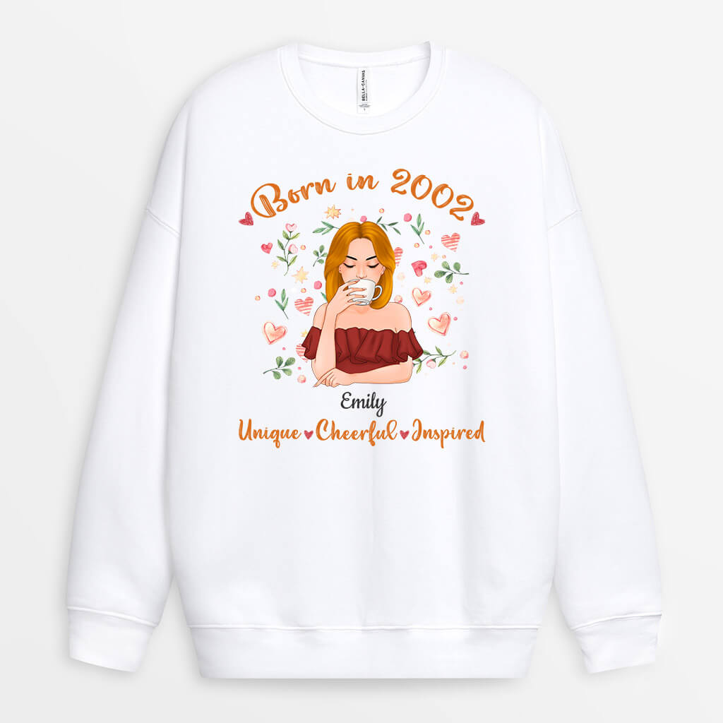 Personalized Born In 1983 Sweatshirt
