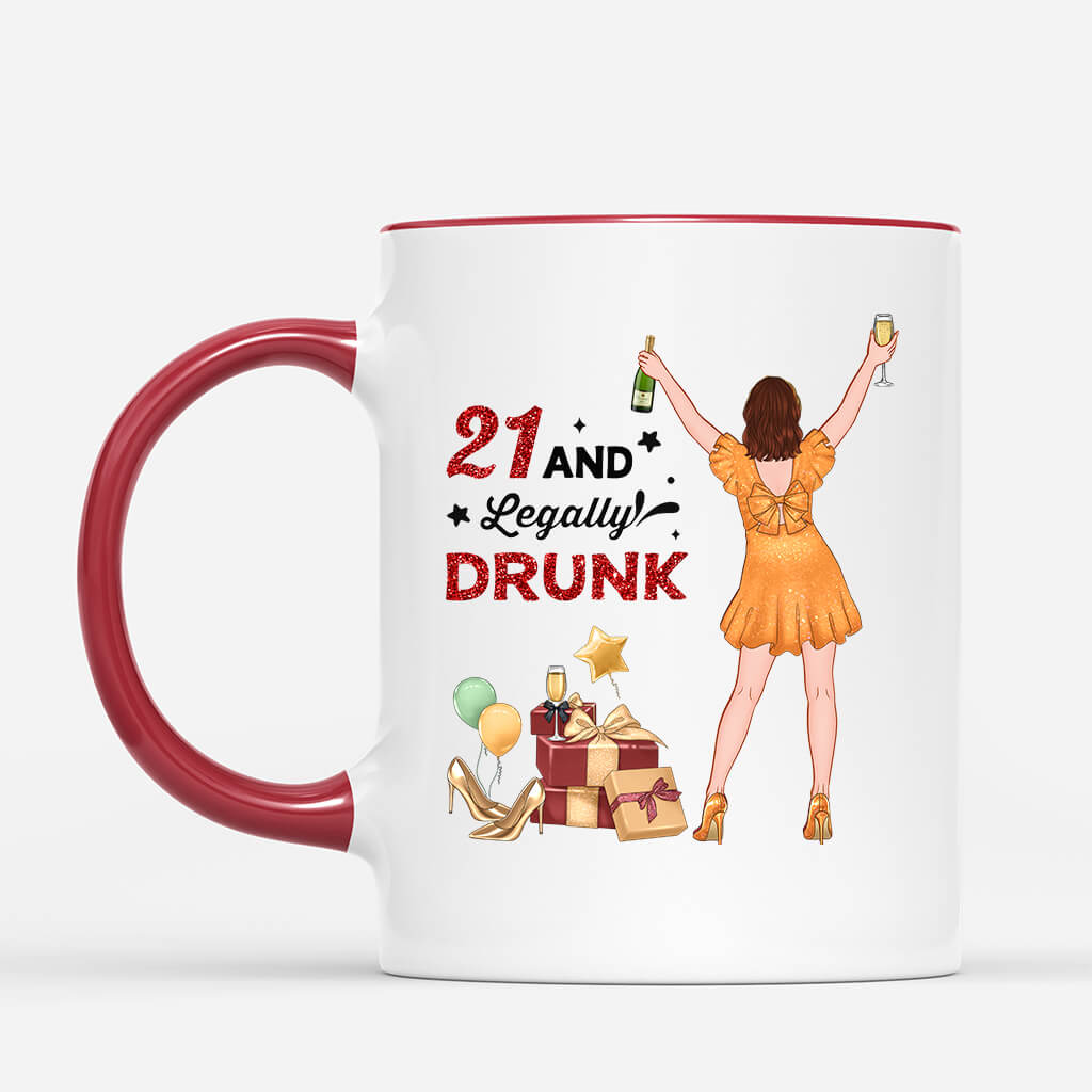 Personalized Turning 18 And Legally Drunk Mug