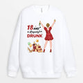 Personalized Turning 18 And Legally Drunk Sweatshirt