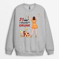 Personalized Turning 21 And Legally Drunk Sweatshirt