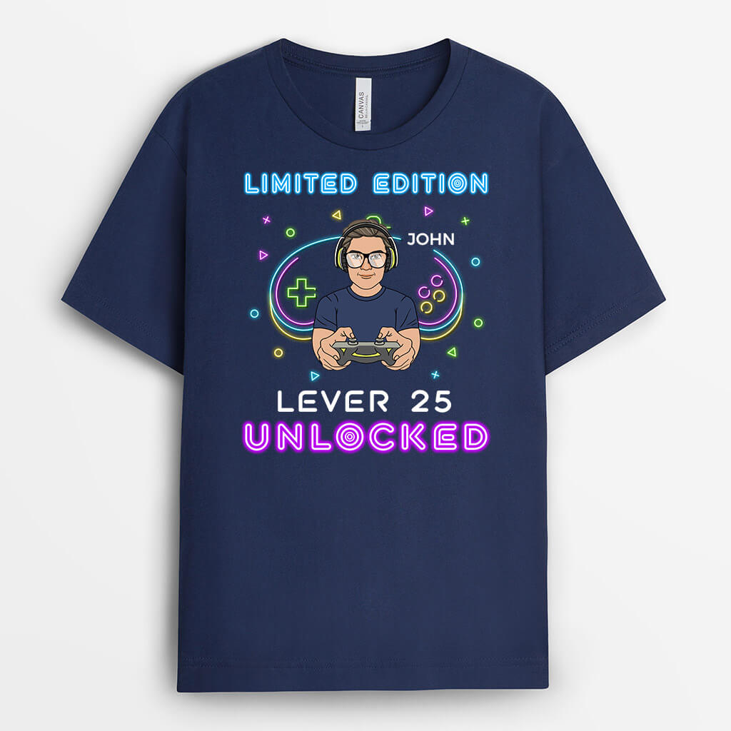 Custom Birthday T-Shirts – Level 18 Unlocked Shirt