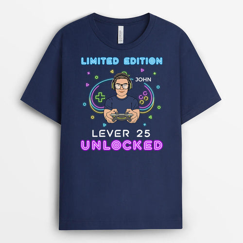 Custom Birthday T-Shirts – Level 18 Unlocked Shirt