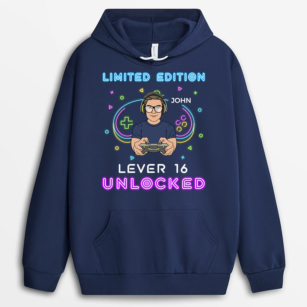 Personalized Level 21 Unlocked Hoodie