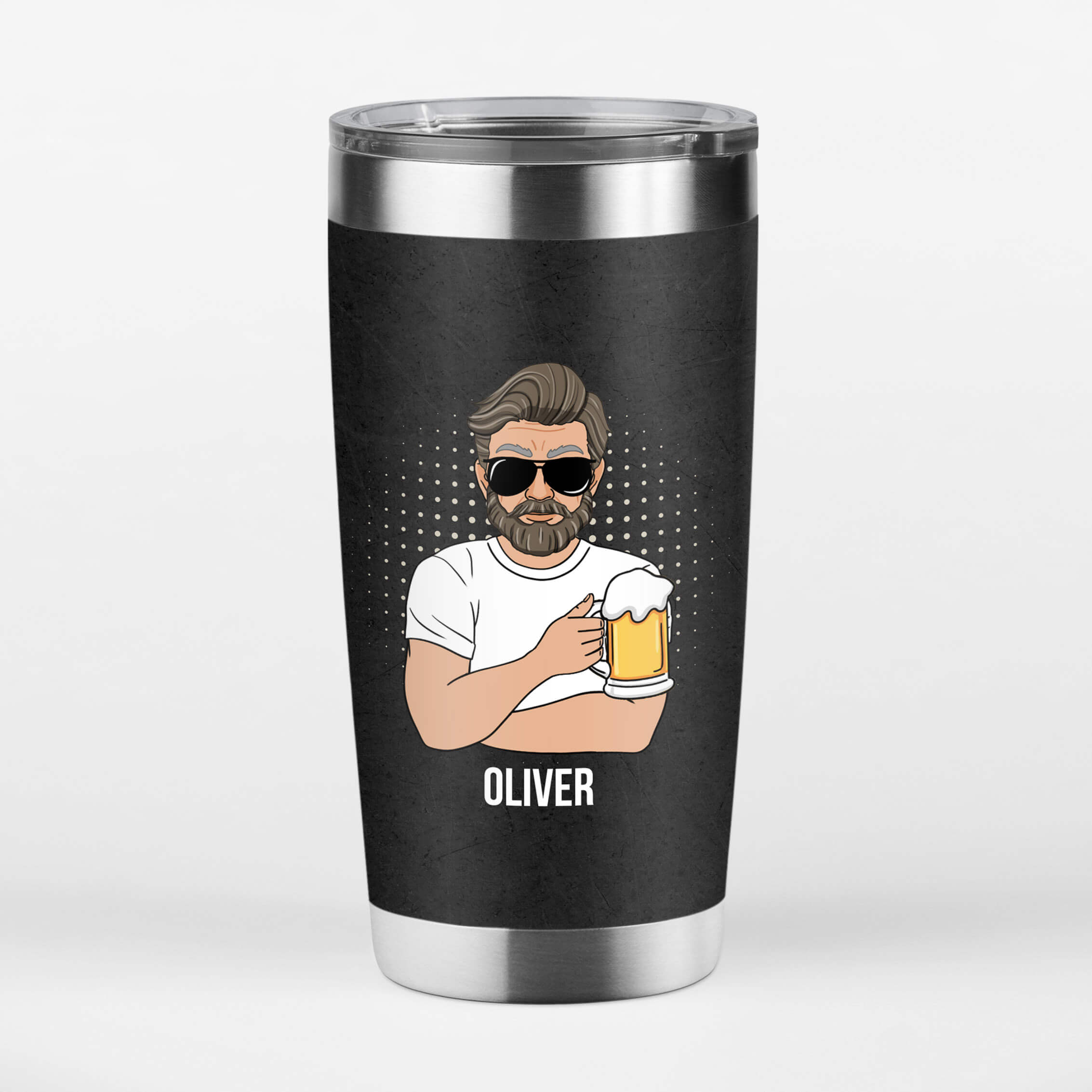 Personalized Cheers And Beers To 70 years Tumbler