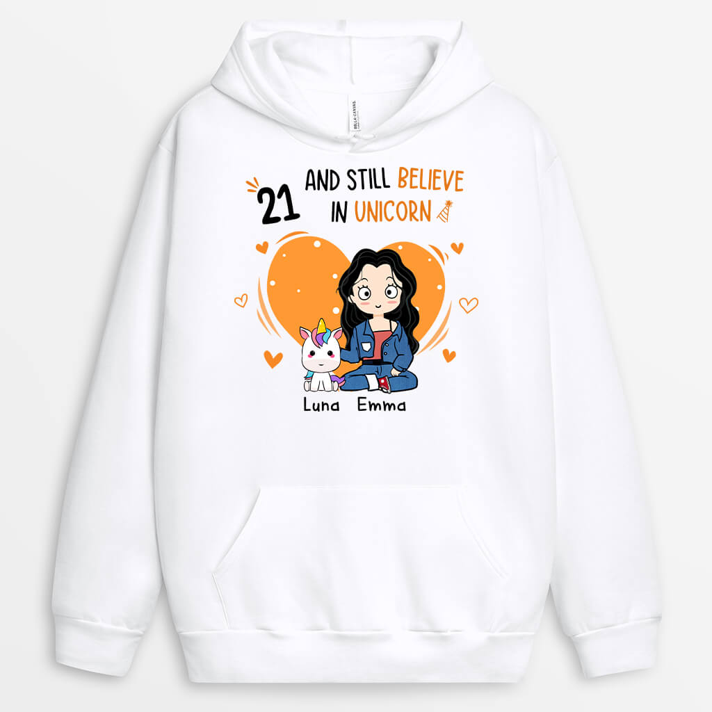 Personalized 21 And Still Believe In Unicorn Hoodie