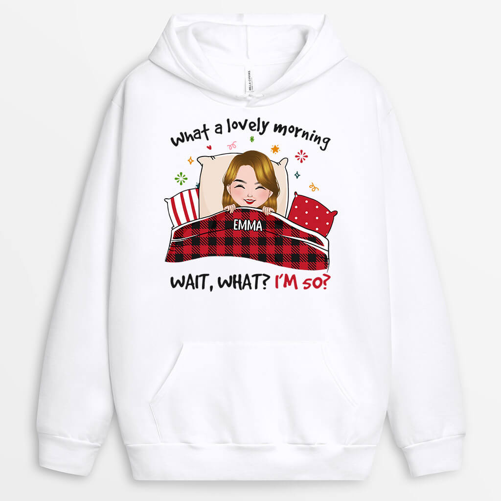 Personalized What A Lovely 40th Birthday Morning Hoodie