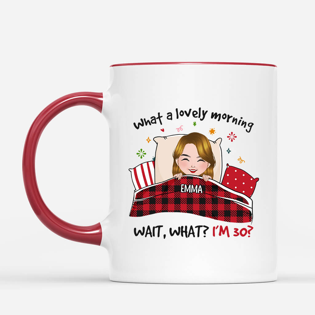 What A Lovely 40th Birthday Morning Mug - Custom 40th Birthday Gifts