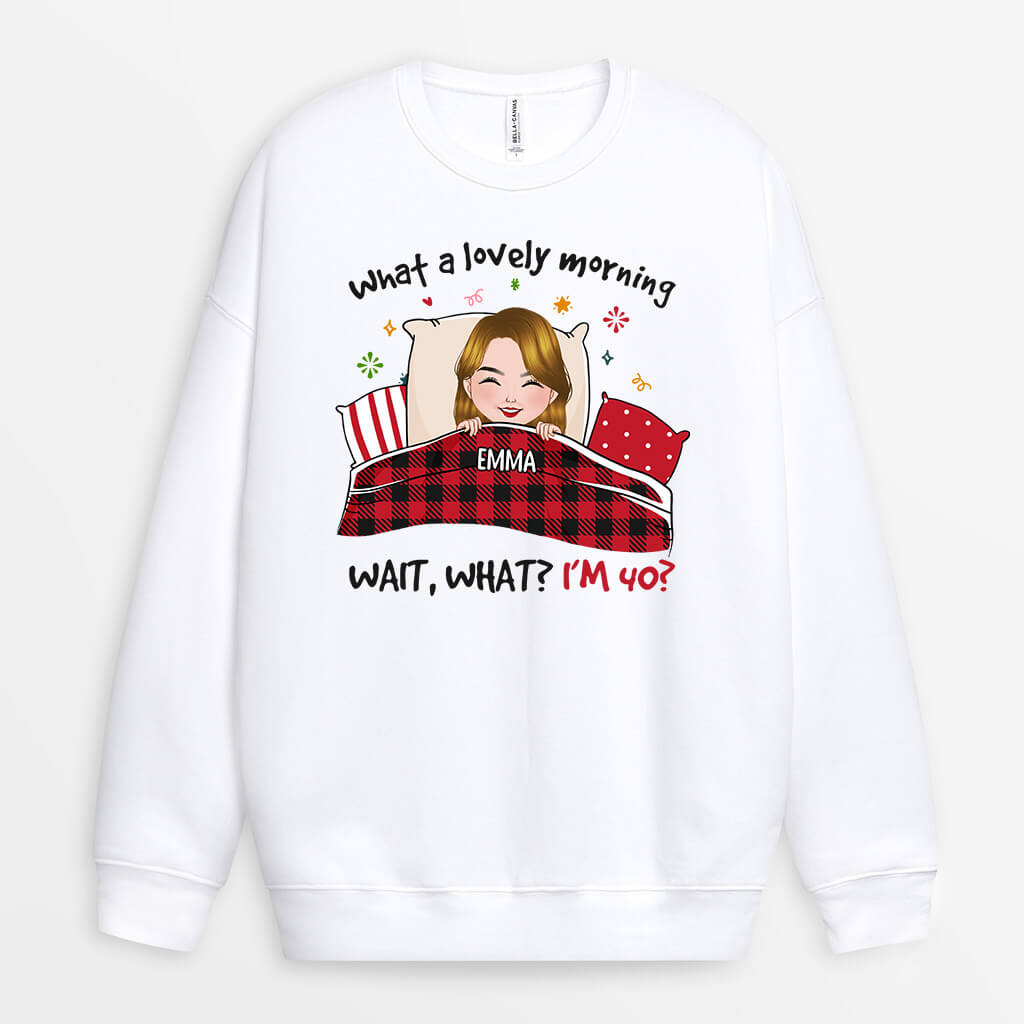 Personalized What A Lovely 50th Birthday Morning Sweatshirt