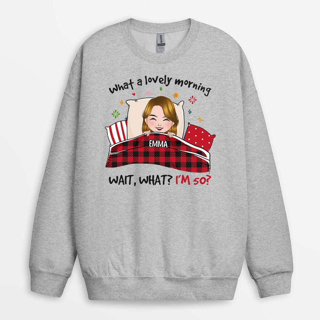 Personalized What A Lovely 50th Birthday Morning Sweatshirt